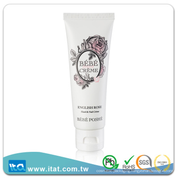 Eco friendly plastic laminated flexible tube packaging for cosmetic lotion free sample